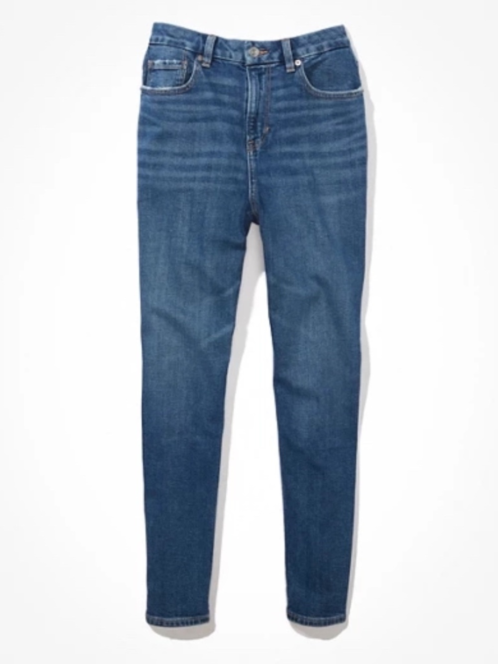 AE Stretch Curvy Mom Jeans (Size 2)